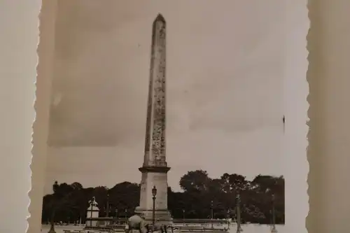 altes Foto - Obelisk von Luxor - Paris und deutsches SdKfz