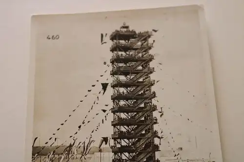 tolle alte Karte - 15. Deutsches Sportfest Stuttgart 1933 Flaggenturm