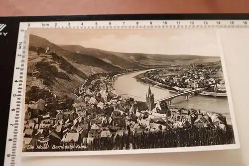 alte Karte - Die Mosel - Bernkastel-Kues 1938
