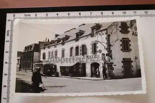 tolles altes Foto - Gebäude Hotel des Voyageurs Cafe 40er Jahre  Frankreich