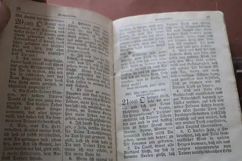 altes Feldgesangbuch für evangelische Mannschaften - Berlin 1897