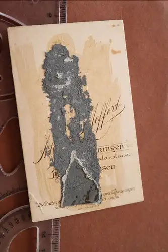 tolles altes CDV Foto - Portrait eines Soldaten - Musikkorps ? Hildburghausen 