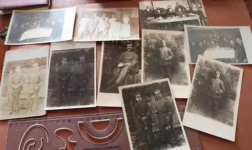 10 tolle alte Fotos eines Soldaten 1917-18 Russland Stolodowo ???