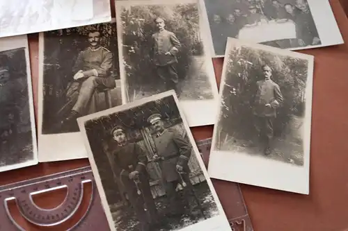 10 tolle alte Fotos eines Soldaten 1917-18 Russland Stolodowo ???