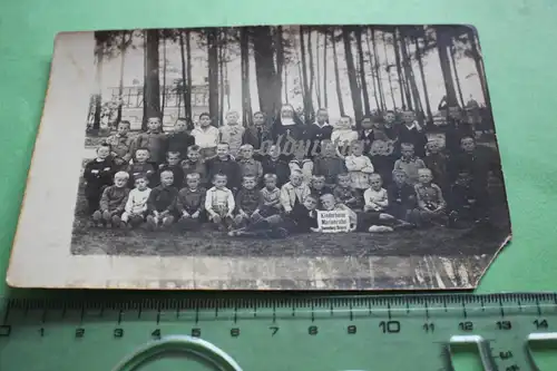 tolles altes Gruppenfoto - Knaben des Kinderheims Marienruhe - Hammelburg