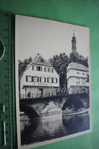 tolles altes Foto - Gebäude - Laden Martin Kohl - Bad Kreuznach  50-60er Jahre ?