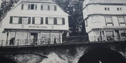 tolles altes Foto - Gebäude - Laden Martin Kohl - Bad Kreuznach  50-60er Jahre ?