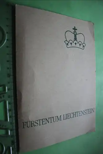 toller alter Papp-Umschlag - Fürstentum Liechtenstein - für Briefmarken ?