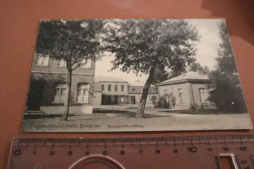tolle alte Karte Garnison-Verwaltung Truppenübungsplatz Beverloo 