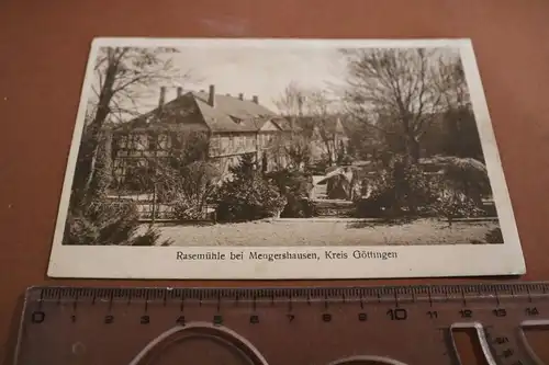 tolle alte Karte Rasemühle bei Mengershausen Kreis Göttingen  1927