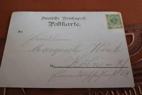 tolle alte Karte - Gruss aus Rhöndorf - 1890-1910 ???