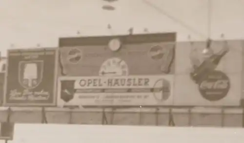 drei tolle alte Negative - Eislaufstadion in München ?? Werbetafeln 50-60er Jahr