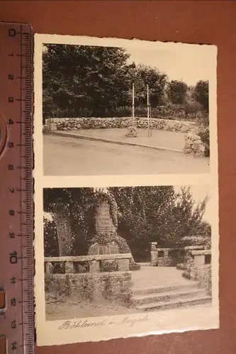 tolle alte Karte - Kriegerdenkmal Böklund in Angeln 1941