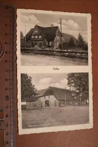 tolle alte Karte - Hahn bei Rendsburg ??  Bauernhöfe 1943