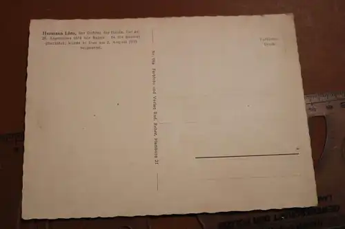 tolle alte Karte - Lüneburger Heide - Ansichten - Hermann Löns