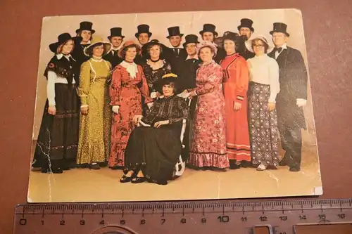 tolle alte Karte - Gruppenbild Tanzgruppe der plattdt. Gilde Einfeld