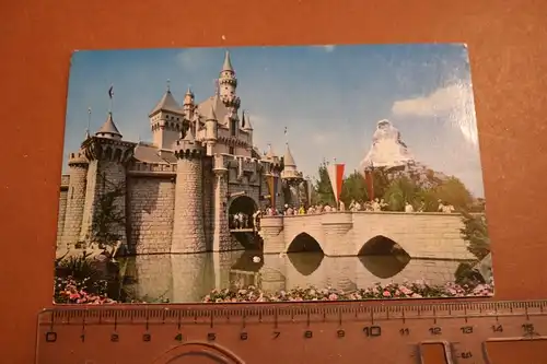 tolle alte Karte - Disneyland  Schloß - 60-70er Jahre ?
