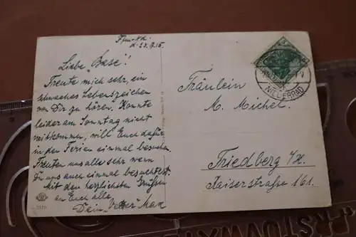 tolle alte Karte - Kaiser Wilhelm Deutschland Führer in großer Zeit 
