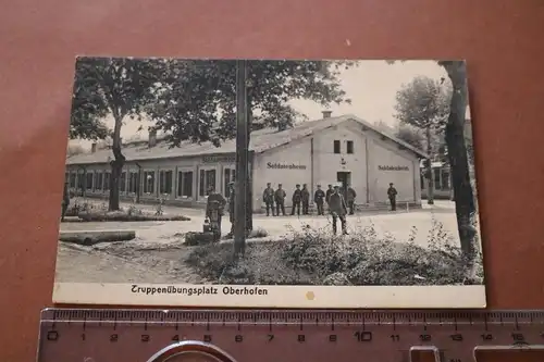 tolle alte Karte - Truppenübungsplatz Oberhofen Elsass Soldatenheim