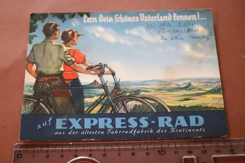 tolle alte Werbekarte Express-Rad 1939 - Neumarkt bei Nürnberg 