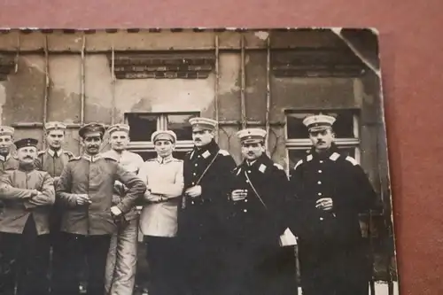 tolles altes Gruppenfoto - Soldaten  Truppenübungsplatz Zossen 1915