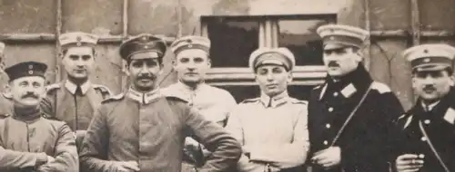 tolles altes Gruppenfoto - Soldaten  Truppenübungsplatz Zossen 1915