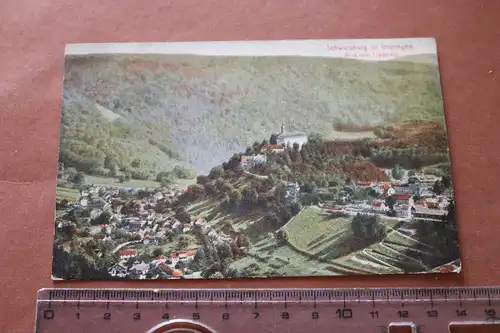 tolle alte Karte - Schwarzburg in Thüringen  1908