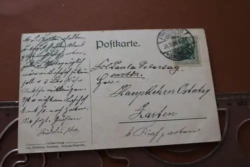 tolle alte Karte - Schwarzburg in Thüringen  1908