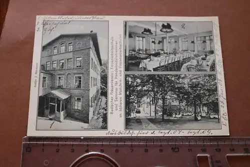 tolle alte Karte - Badischer Frauenverein - Frauenarbeitsschule 1909 (2)