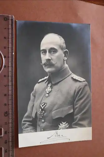 tolle alte Karte - Prinz von Baden in Uniform mit Halsorden 