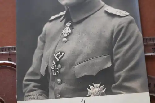 tolle alte Karte - Prinz von Baden in Uniform mit Halsorden