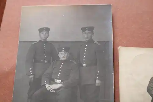 zwei tolle alte Gruppenfotos - Truppenübungsplatz Heuberg 1913/14