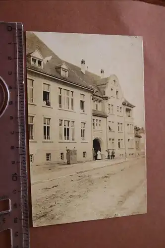 tolles altes Foto - Gebäude - Reserve-Lazarett Bahnhofs-Hotel ??