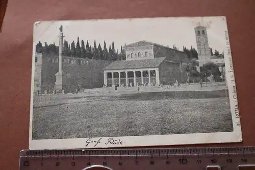 tolle alte Karte  Italien Rom - Chiesa di S. Lorenzo  1903