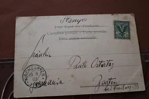 tolle alte Karte  Italien Rom - Chiesa di S. Lorenzo  1903