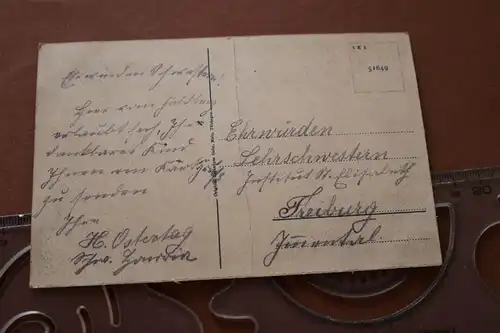 tolle alte Karte - Gasthof u. Pension Zur Jägermatte  Feldberg Schwarzwald 1910-