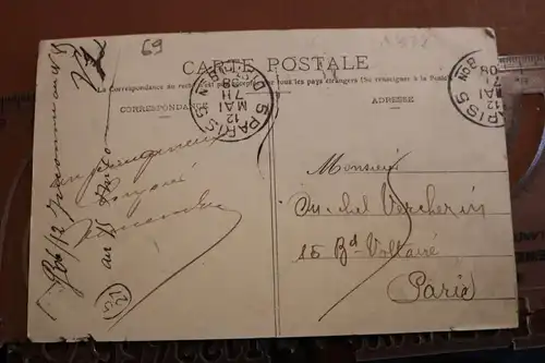 tolle alte Karte - Charbonnieres les Bains - Rhone - Le Casino 1908