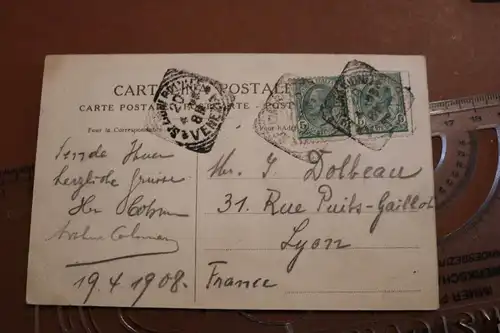 tolle alte Karte - Venezia - Piazzetta S. Marco  1908  Italien 
