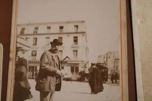 drei  alte CDV Fotos - Personen  Chatelaillon - 1905