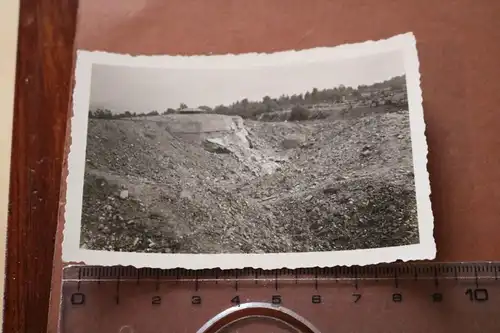 altes Foto - Bunkeranlage Geschützturm - Maginotlinie ???