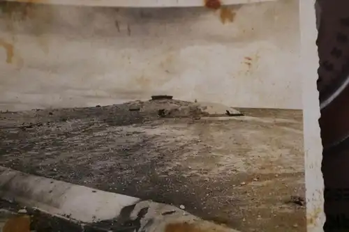 altes Foto - Bunkeranlage Geschützturm - Maginotlinie ??? (2)