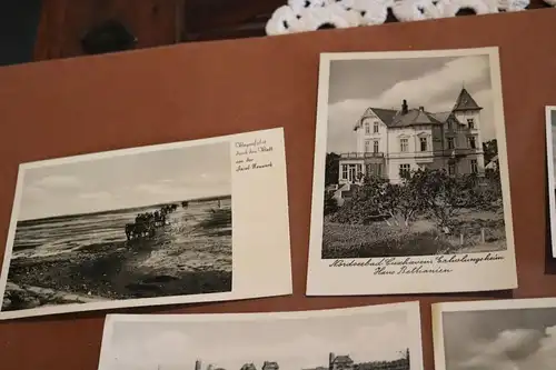 fünf tolle alte Karten von Cuxhaven, Erholungsheim, Wattfahrt, Hapagdampfer 