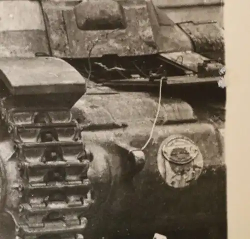 topp Foto - französischer Panzer mt Tarnbemalung Name Frelon