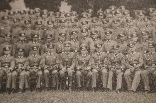 altes Mannschaftfoto - Gruppenfoto  Soldaten Heer