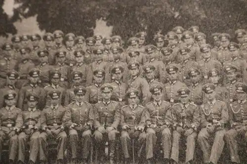 altes Mannschaftfoto - Gruppenfoto  Soldaten Heer