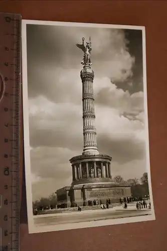 tolle alte Karte - Siegessäule in Berlin  30-40er Jahre ?