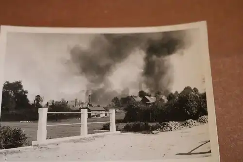 sechs alte Fotos - Soldaten, Zerstörung, Panzertruppe, Verbündete, Russland ?