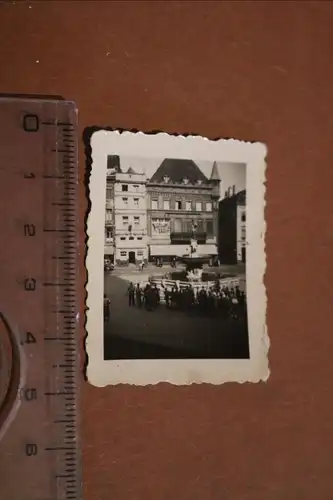 tolles altes Foto - Aachen Kaiser Karl Brunnen Kaufhaus Vonhoff Wildt  30-40er 