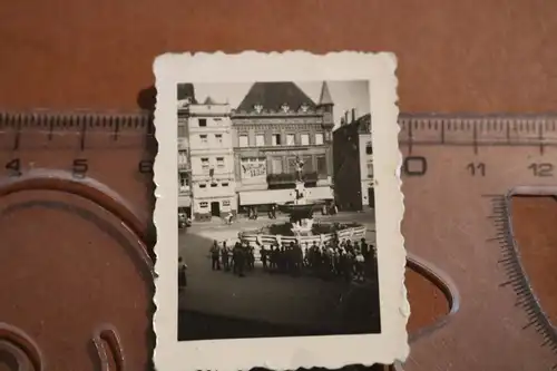 tolles altes Foto - Aachen Kaiser Karl Brunnen Kaufhaus Vonhoff Wildt  30-40er