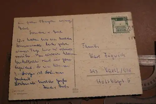 tolle alte Karte - Stuttgart im Schloßgarten 60-70er Jahre